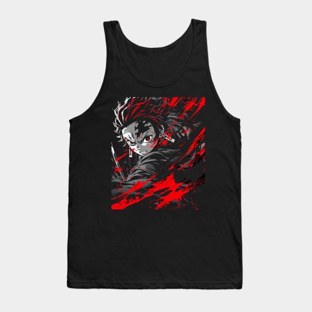 Demon Slayer Daring Duels Tank Top by labyrinth pattern